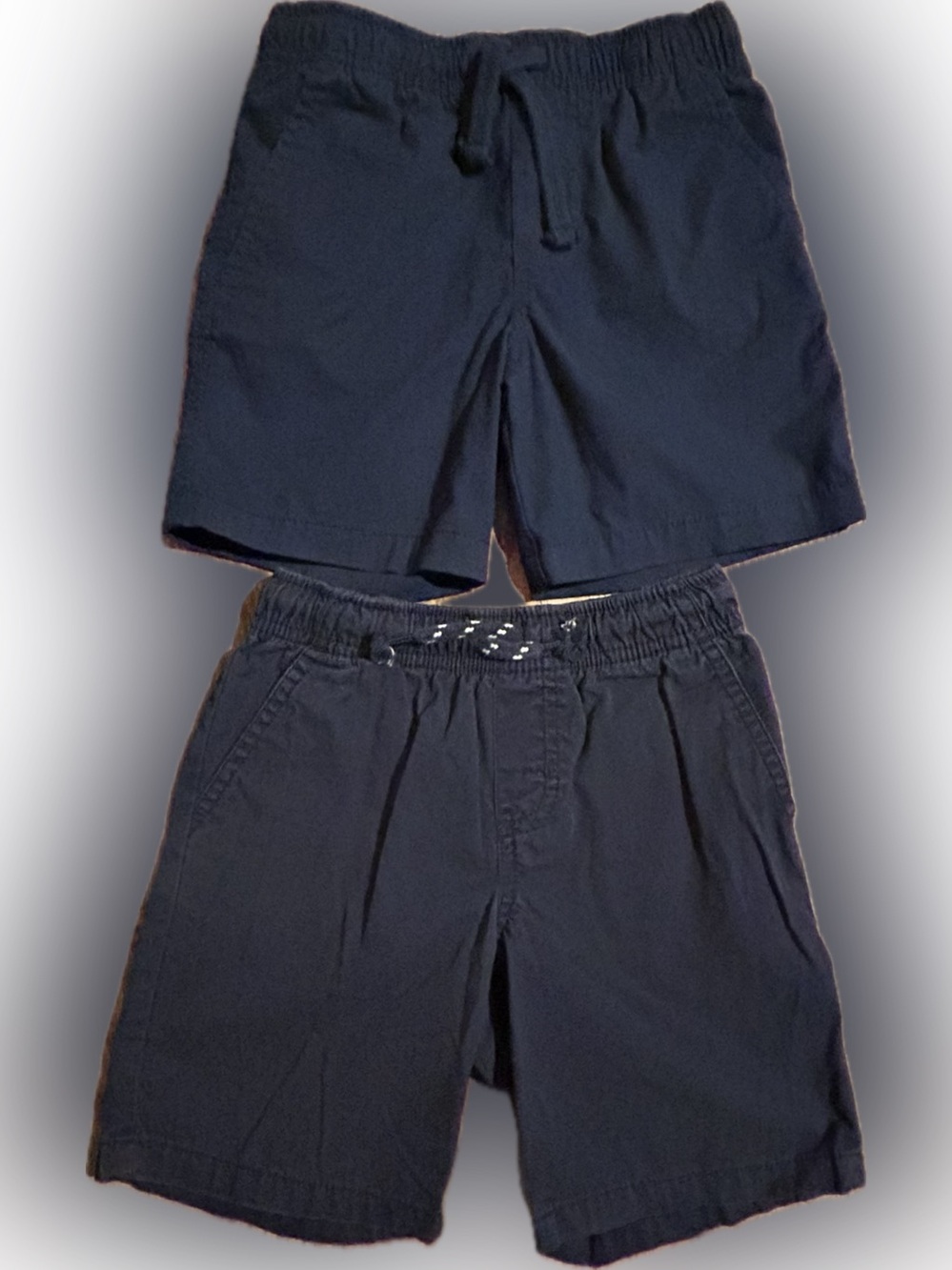 2 Pair Boy’s Navy 5T Pull-On Shorts - Wonder Nation / Cat & Jack